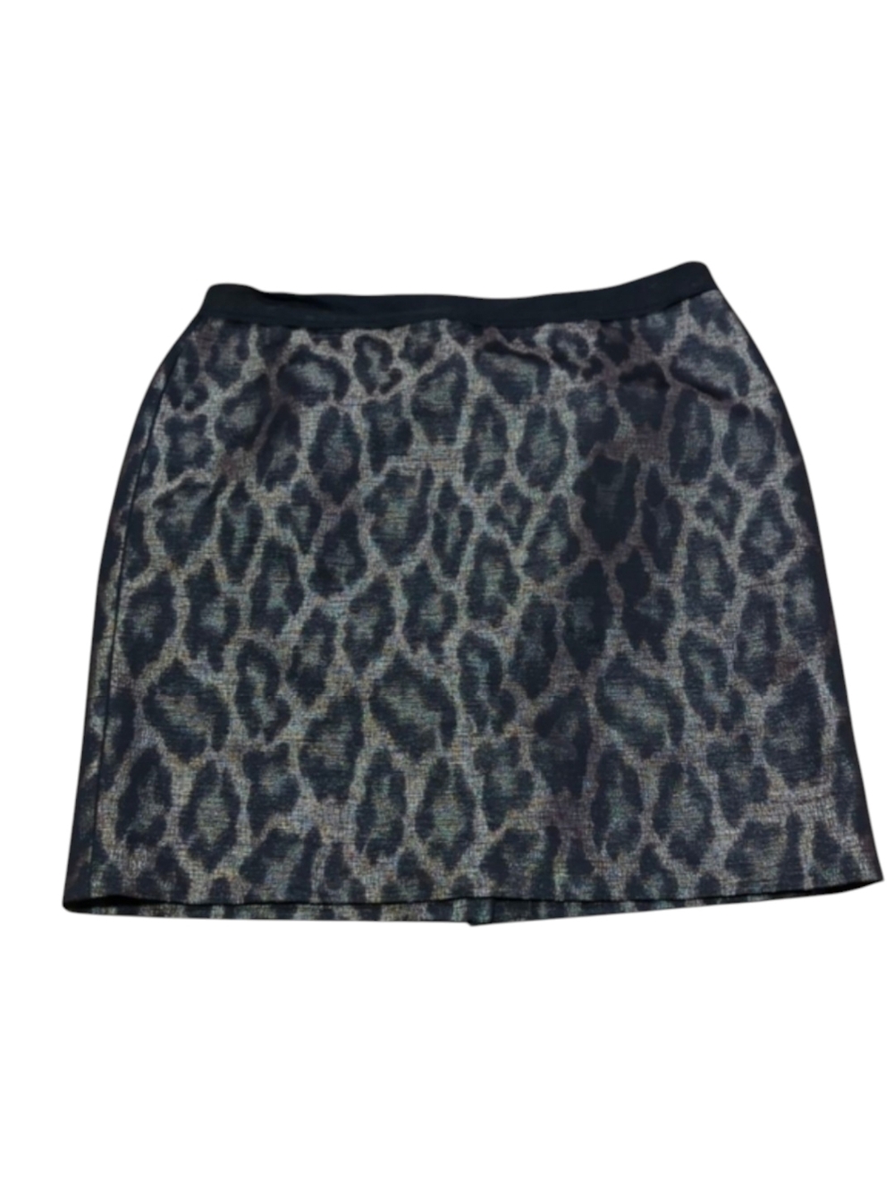Ann Taylor Petites Shimmery Leopard Cheetah Print Skirt Size 8P Petite